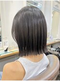 横浜タッセルボブショートボブ顔周りレイヤーカット韓国30代40代