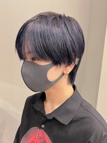シースルーマッシュブリーチダブルカラーフェイスフレーミング