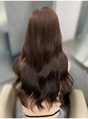 似合わせカット/くすみベージュ/韓国風巻き
