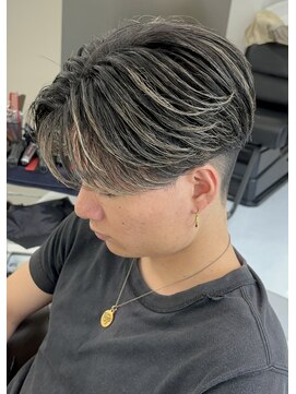 イーラ 2d(era) センターパート/メッシュ/ハイライト/刈り上げ/眉毛/メンズ