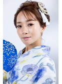 艶肌&新日本髪アレンジ浴衣スタイル