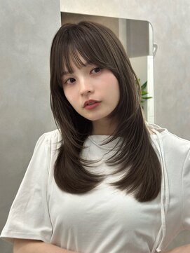 オムニス 表参道(Omnis) 韓国美髪レイヤーカット顔周りレイヤーくびれミディアムレイヤー