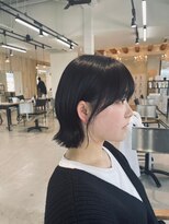 グランデュール 東静岡池田店(GRANDEUR)&nbsp;東静岡ショートボブくびれショートイルミナカラー顔周りレイヤー