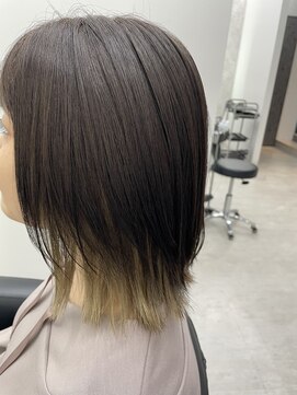 プレジールバイラファブリック(PLAISIR by LA FABRIQUE) ボブ、インナーカラー