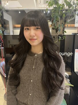 プルースラウンジ(Plus Lounge) ロングレイヤー顔まわりレイヤースタイル20代30代