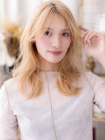 カバーヘア ブリス 大宮西口(COVER HAIR bliss)&nbsp;全頭ブリーチ韓国風こなれヘアレイヤーパーマc7大宮10代20代30代