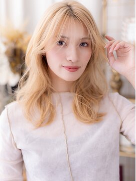 カバーヘア ブリス 大宮西口(COVER HAIR bliss) 全頭ブリーチ韓国風こなれヘアレイヤーパーマc7大宮10代20代30代