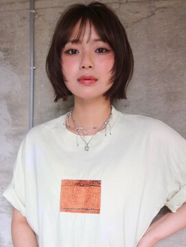 サイン 韓国ボブ 渋谷(SIGN) 韓国ボブレイヤーボブ渋谷タッセルボブお洒落なレイヤーカット