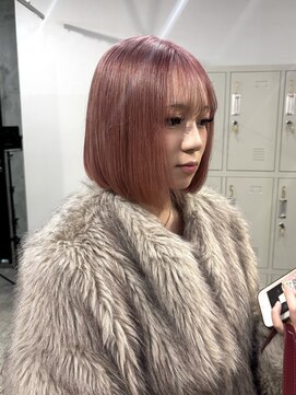 ラニヘアサロン(lani hair salon) ピンクベージュ/ピンク/ボブ/ミディアム/ベージュ/ハイトーン