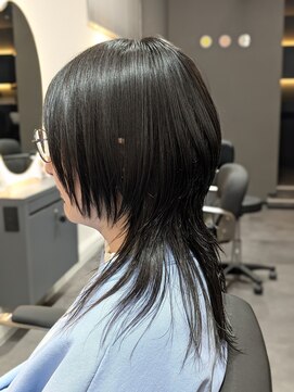 ジールヘアー(GIIL HAIR) マッシュウルフロングレイヤースタイル