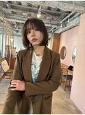 学芸大学【CEINEloq】ココアブラウン×ショートボブ/イルミナ