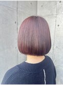 大人可愛い春カラー◎イルミナカラー×ボブ×ピンク