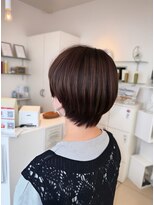 ミント(minto)&nbsp;白髪ぼかしハイライト×大人ヘア上品透明感髪質改善丸みショート