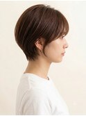 大人丸みショートボブ