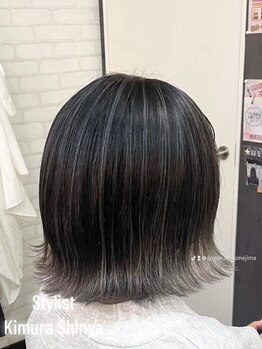 ヘアースタジオ ゴーゴー ヘアー(HAIR STUDIO GOGO HAIR)の写真/【白髪ぼかし】【白髪を生かしたヘアカラー】煩わしい白髪染めを卒業！