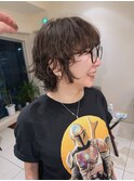 マッシュショートパーマ/ボブとショートMIXビクシーパーマ