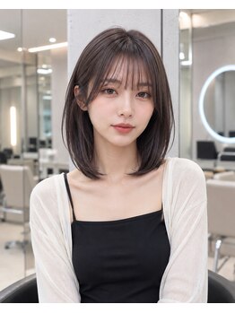 ジル バイ ジゼル 博多店(JILL by GiseL)の写真/[博多駅3分]骨格や髪質、理想の印象に合わせた前髪カット・顔周りカットでなりたい×垢抜けを叶える美容院