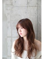 ピズムハク(PISM hak)&nbsp;ニュアンスカール/上品/ゆる巻きロング/韓国風レイヤーカット