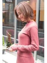 クラン(clan)&nbsp;ひし形美髪シルエットパーマココアブラウンヘルシーレイヤー