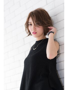 ミエル ヘア 新宿(miel hair) 〈mielhair新宿〉小顔ショートボブ