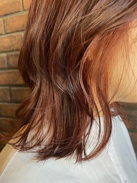 ノーブルヘアー(NOBLE HAIR) ブラウン×レッド