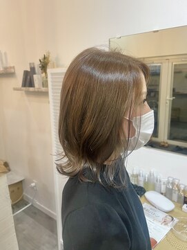 レポ(LEPO) ブルーアッシュ～インナーカラー