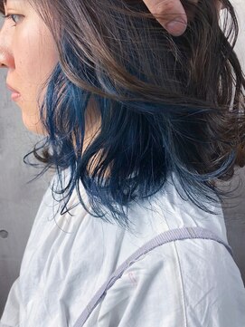 ジーナ セントラル銀座(Zina) ネビージュ＊こなれミディ＊インナーカラー3【ZinaCENTRAL】