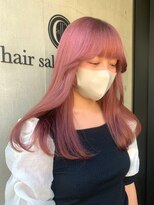 ヘアサロン ガリカ 表参道(hair salon Gallica) 【柴田優香】ピンクラベンダー/ピーチピンク/チェリーピンク