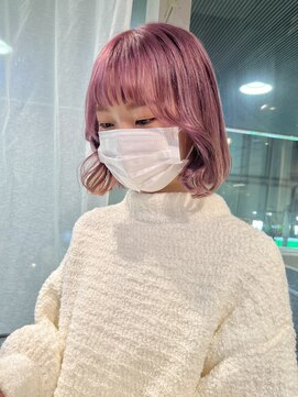 ヘアーアンドメイク ビス(HAIR&MAKE bis) 愛されカラー☆ピンクラベンダー♪【多田　華歌】