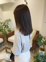 アルディ ユーカリが丘店(HARDI) 【星野】くすみベージュ×さらっとストレートミディアム☆