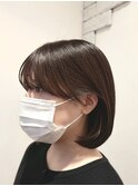 内巻きボブ