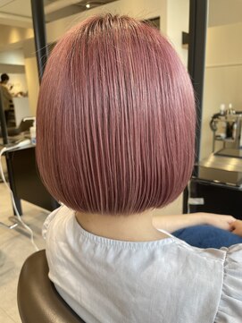 クラップス 弘明寺店(CLAPS) ケアブリーチ×ピンクブラウン