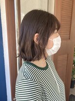 レターバイノベル(letter by novel)&nbsp;ボブパーマゆるふわパーマウェーブパーマボブ丸みショートボブ