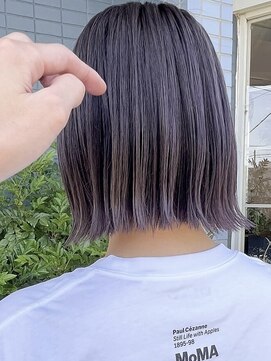 エルランカ(L.lanka) ぱつっとボブ/ヘイリーボブベージュカラー/マッシュ