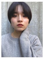 エムスラッシュ 表参道(M.SLASH)&nbsp;表参道/カットが上手い/アッシュブラック/ショートマッシュh3