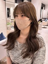 韓国顔まわりカットレイヤーカットカラートリートメント