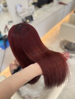シャルム バイ アローズ 久留米店(CHARM BY AROSE)&nbsp;ワンホンスタイル/韓国/艶髪/カシスレッド
