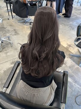 ゲーム 原宿店(GAME) 韓国ヘア/前髪カットホワイトグレージュ/チェリーブラウン/原宿