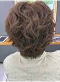 スタイリング楽ちんパーマスタイル