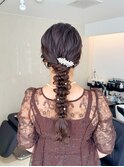 【ヘアセット】編み下ろし