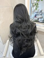 マウル ナゴヤ 名駅(MAEUL NAGOYA)&nbsp;名古屋駅名駅ブリーチなしカラーオリーブグレージュ　暗めカラー