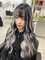 ルシア 京都四条河原町烏丸(LuciA) 【レミー100%/54cm】シールエクステ100枚×バレイヤージュ
