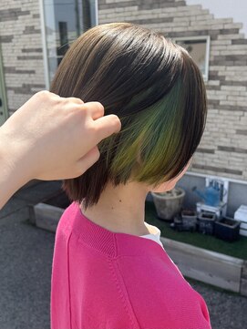 ヘアーアンドライフミルコ(miRuko) イヤリングカラー × グラデーション