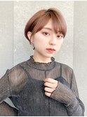 ハンサムショート/丸みショートボブ/20代30代40代50代/顔周り