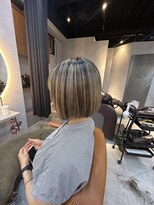キュウヨンロク 高円寺(946) 大人ハイライト×切りっぱなしボブ