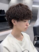 リベル(LIBER) 波巻きパーマ/ブラウンカラー/men's/メンズサロン/八王子