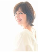 無雑作ナチュラルショートボブ２