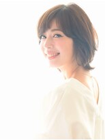 ヘアーサロン ラフリジー(Loufreasy)&nbsp;無雑作ナチュラルショートボブ２