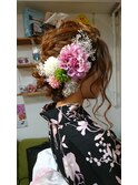 夏の浴衣ヘアアレンジ