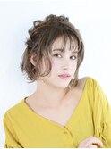 なんちゃって編み込み風！アレンジ